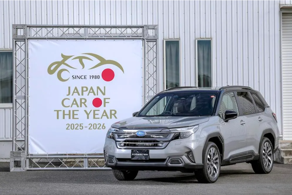 Subaru Forester bekroond tot Japan Car of the Year 2025–2026